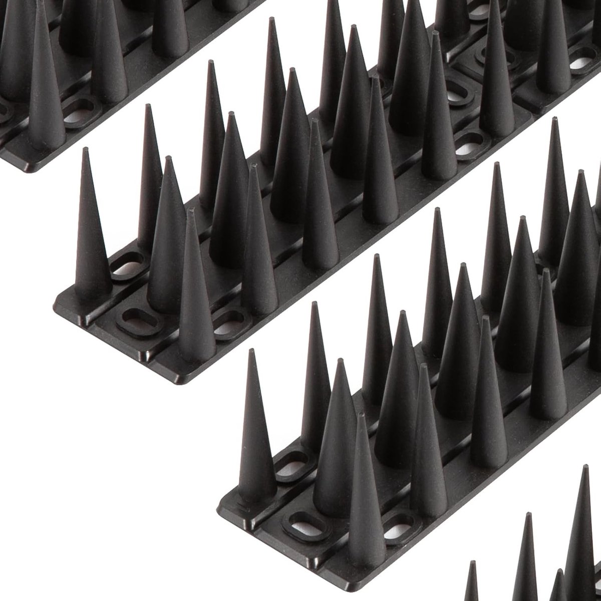 Pigeon spikes voor effectieve vogelafschrikking, diervriendelijke bescherming en duurzame oplossing 1.9 m zwart