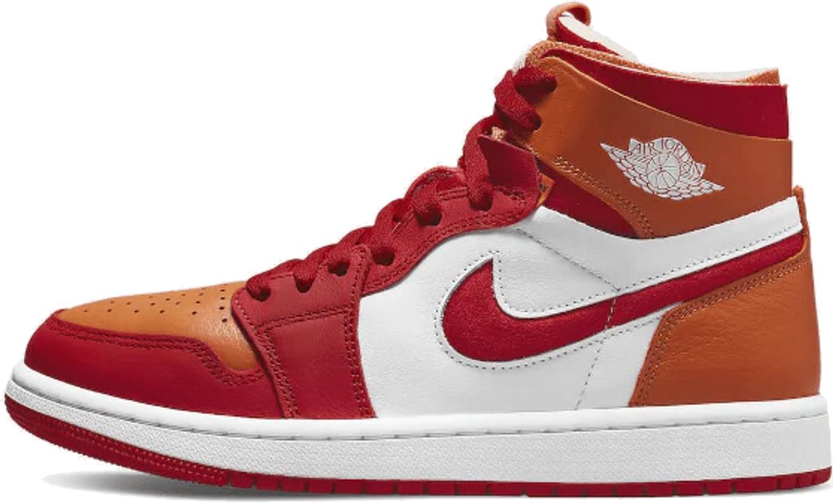 Jordan 1 High Zoom Air CMFT Fire Red Hot Curry (Women's)
