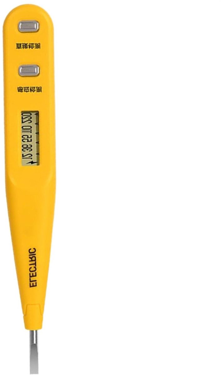 Spanningsmelder Schroevendraaier - Multimeter Pen - Elektrisch Onderhoud - Dubbele Functie - 13 cm - Uniek