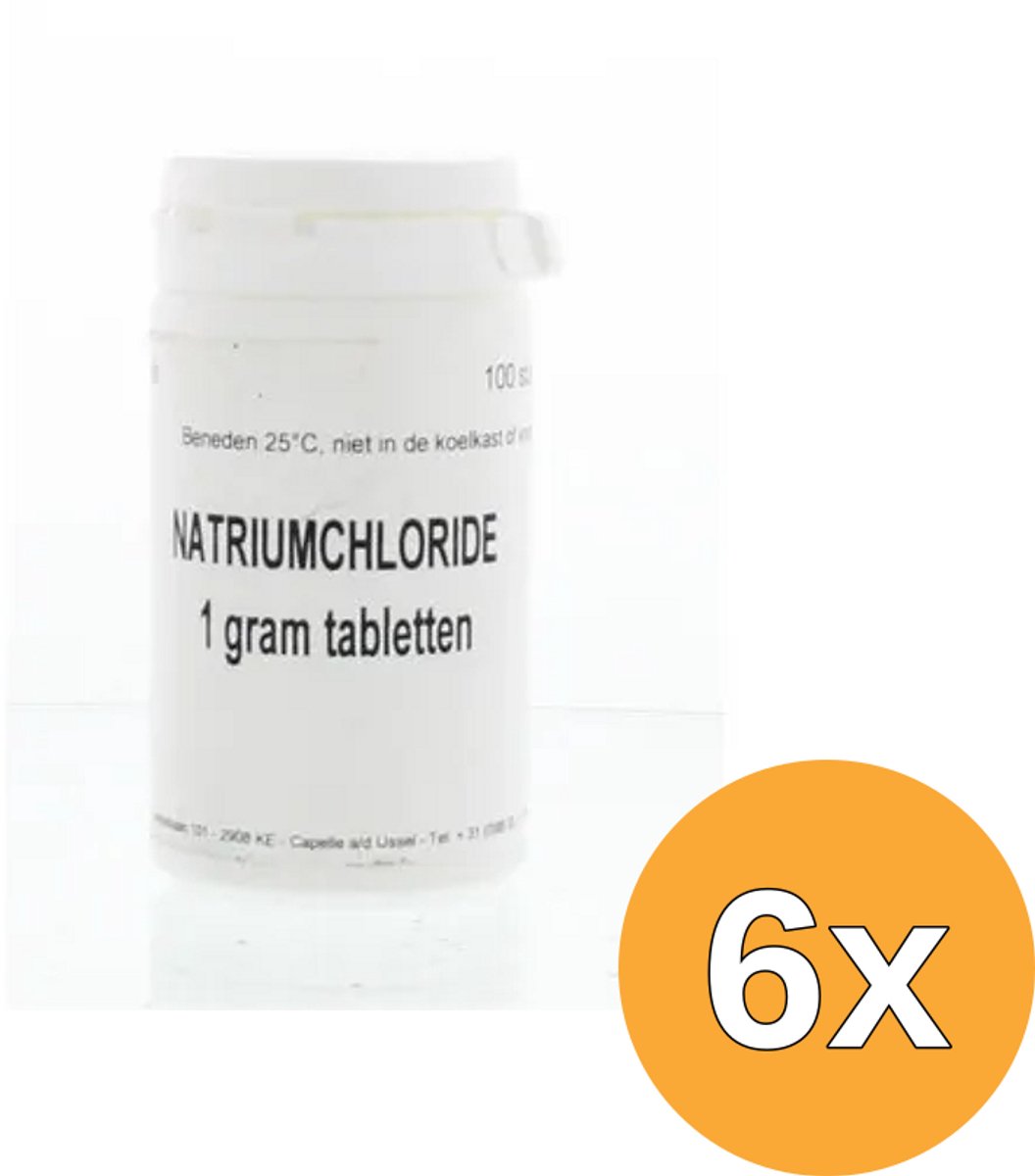 6x Fagron Natriumchloride 1g (100 stuks)