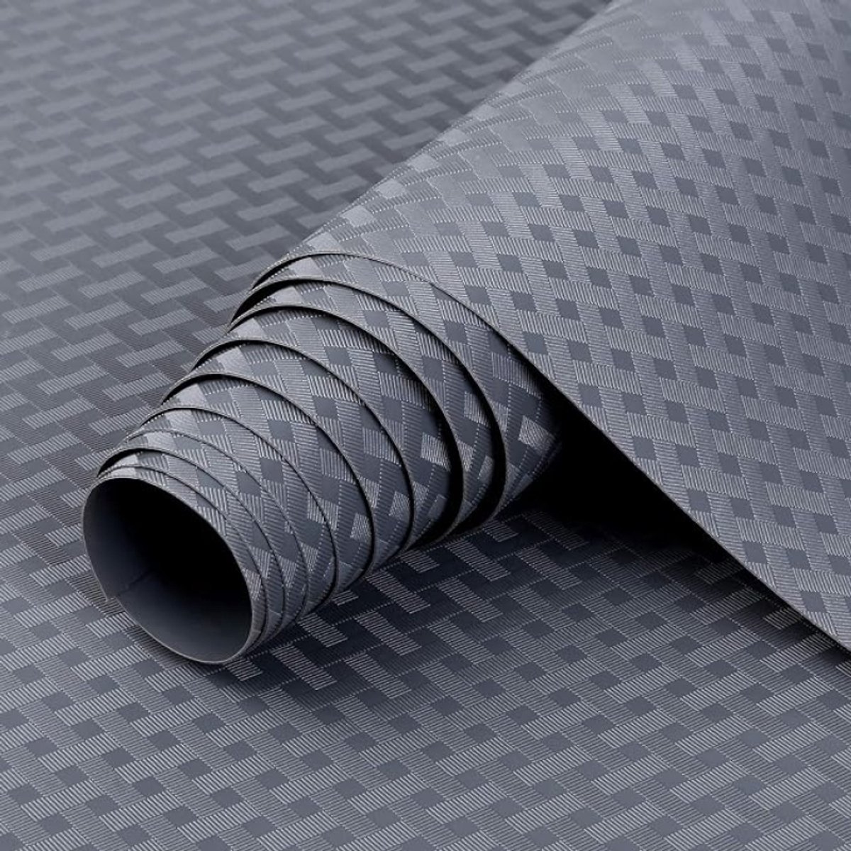 Plankvoering Keukenlademat 30x300 cm - Waterdicht EVA - Kastmat Antislip - Koelkastvoering Grijs