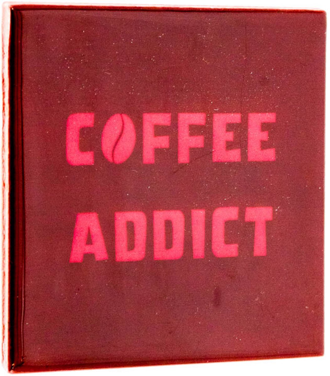 Tegeltje Coffee addict