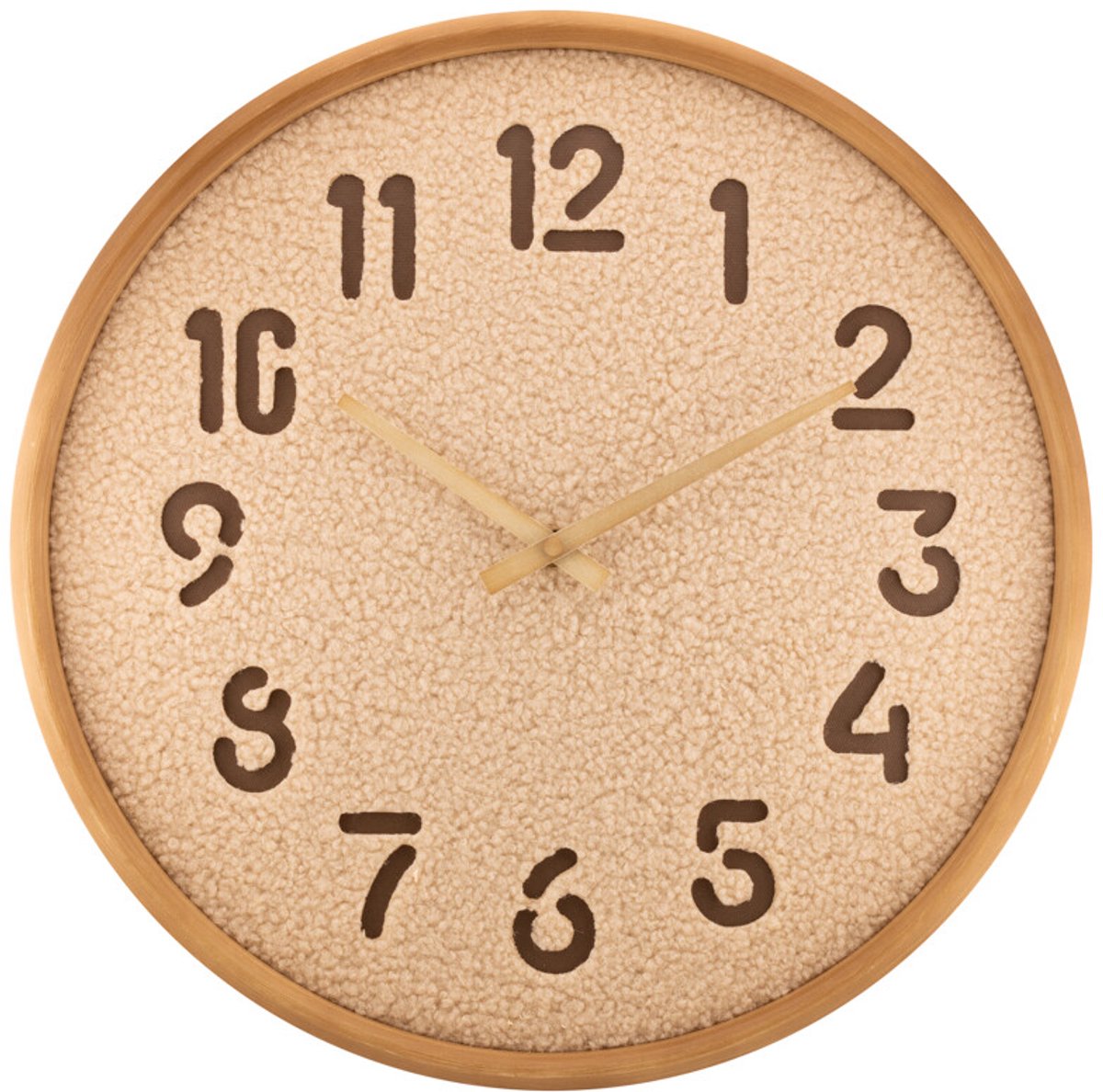 Wandklok Wova beige 40cm