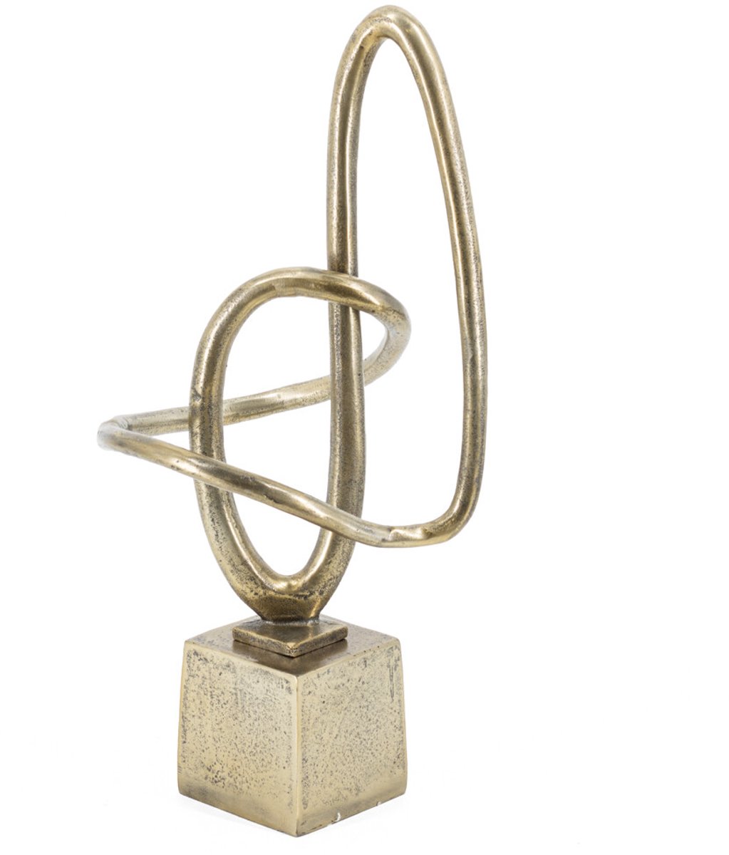 Beeld krul goud
