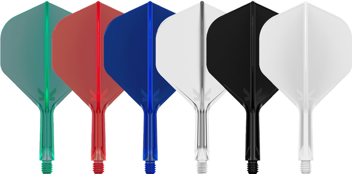 Target K-Flex Blue NO2 - Dart Flights - Intermediate