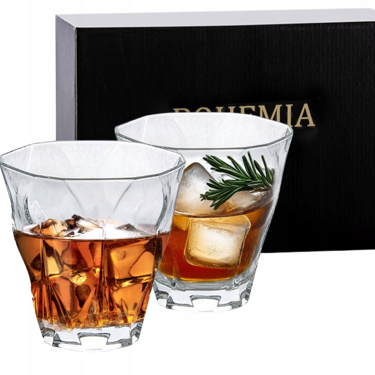 Bohemia Bliss Crystal Whiskyglazenset - 6 stuks, 310ml