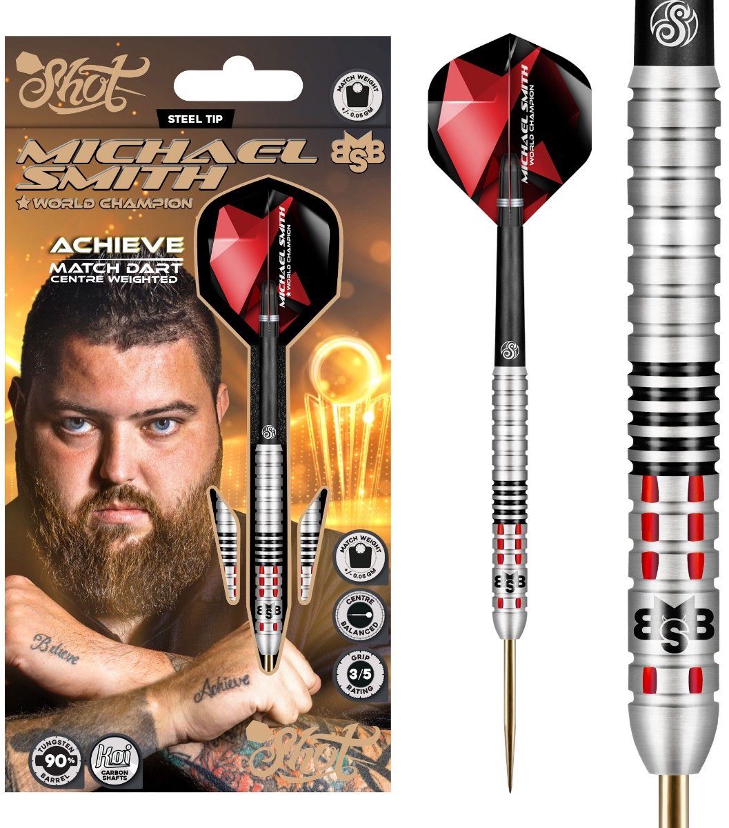 Shot Michael Smith Achieve 90% - Dartpijlen