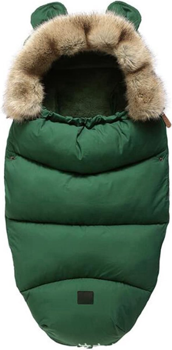 Voetenzak voor Autstoel & Kinderwagen-buggy-voor Maxi Cosi-Buitenwaterdicht en winddicht-Footmuff-Polyester-groen