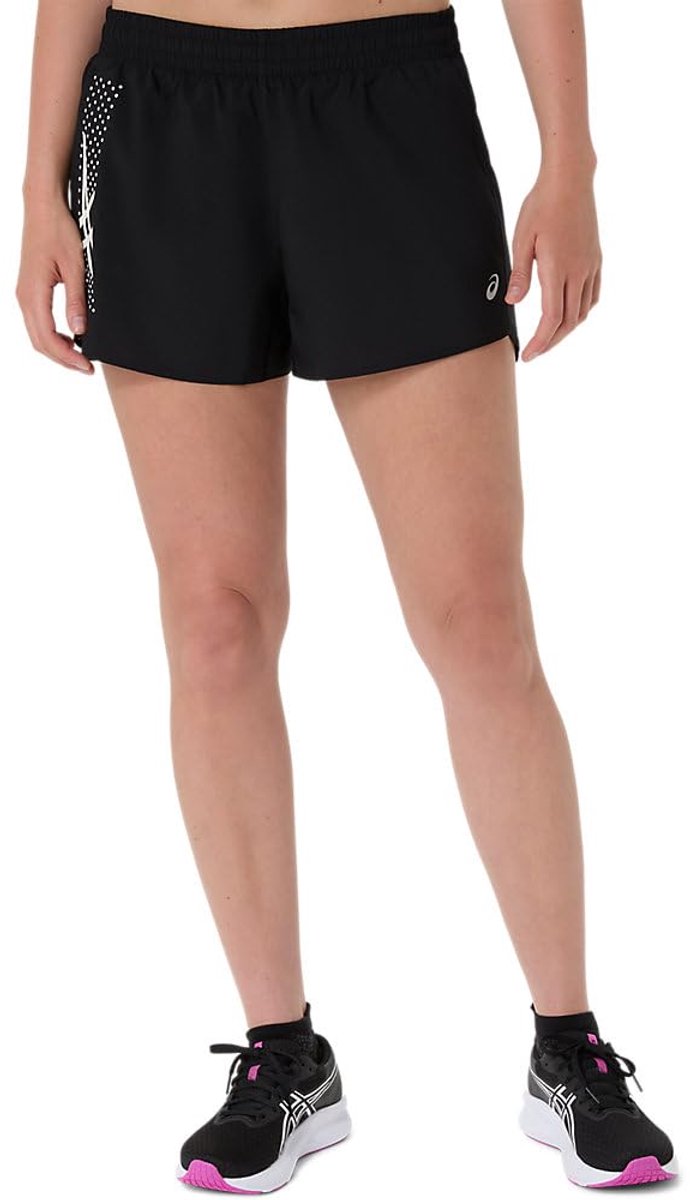 ASICS Icon 4IN Short Hardloopshort Performance Zwart