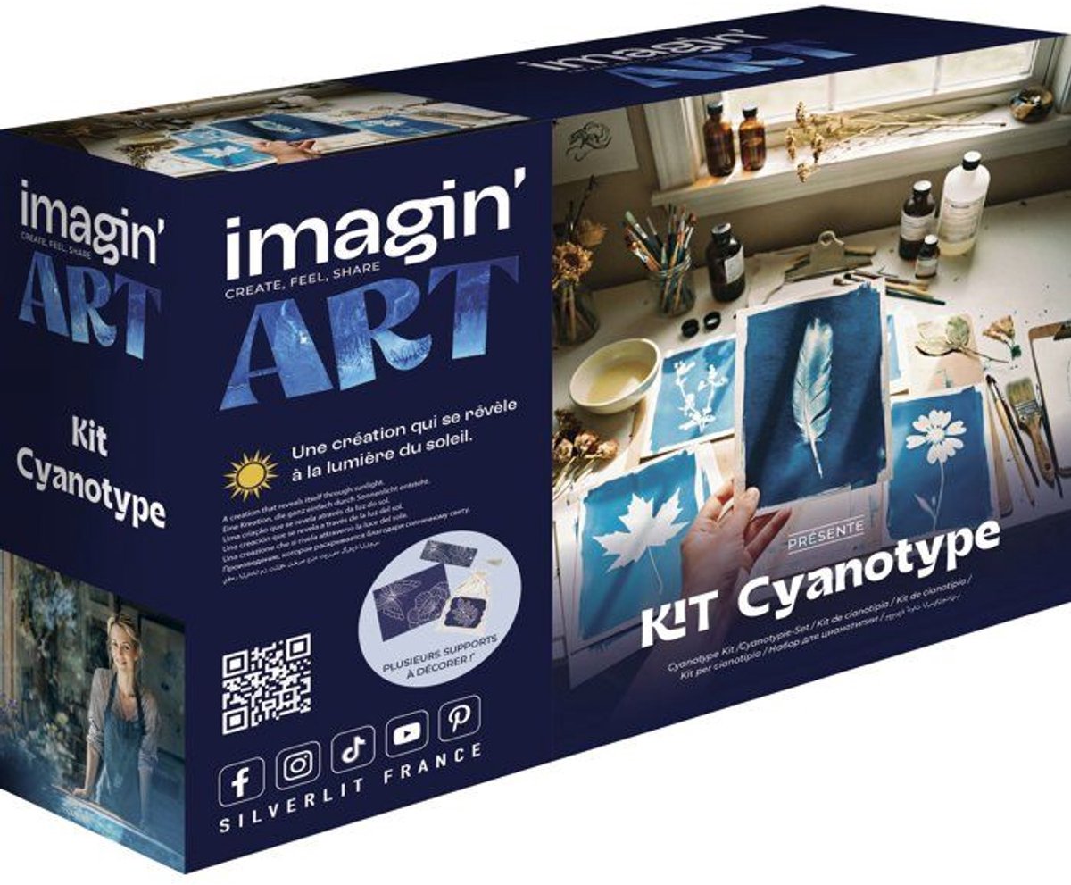 Kunstcreatieset - Silverlit – Imagin’Art - Cyanotypeset
