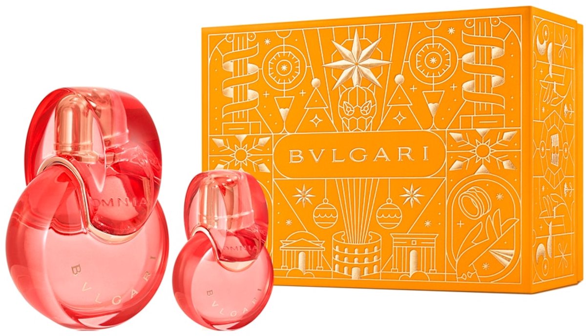 Bvlgari Omnia Coral Gift Set 100 ml EDT + 15 ml EDT Miniature