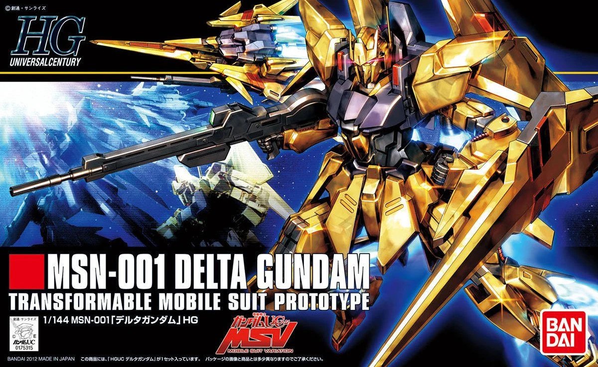 Bandai -Gundam Delta Gundam HGUC 1/144