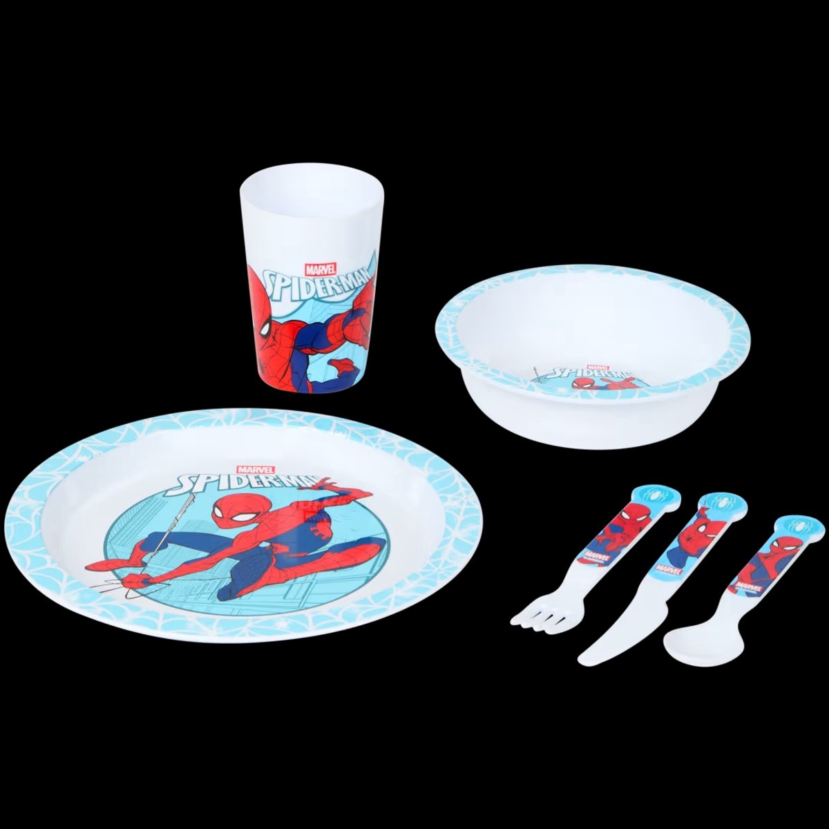 Disney Spiderman serviesset 6 delig