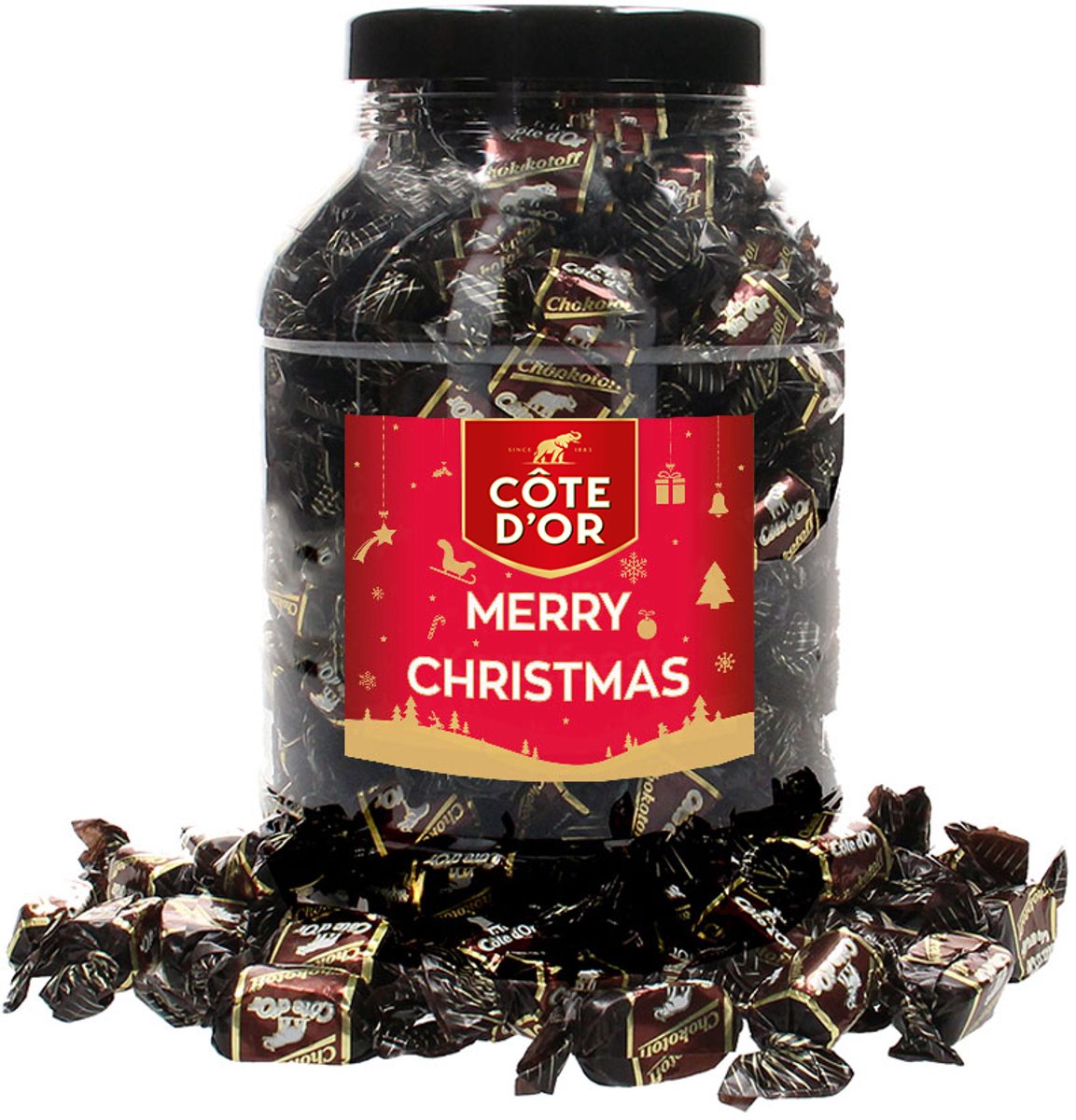Côte d'Or Chokotoff "Merry Christmas" - chocolade kerstcadeau - 1600g