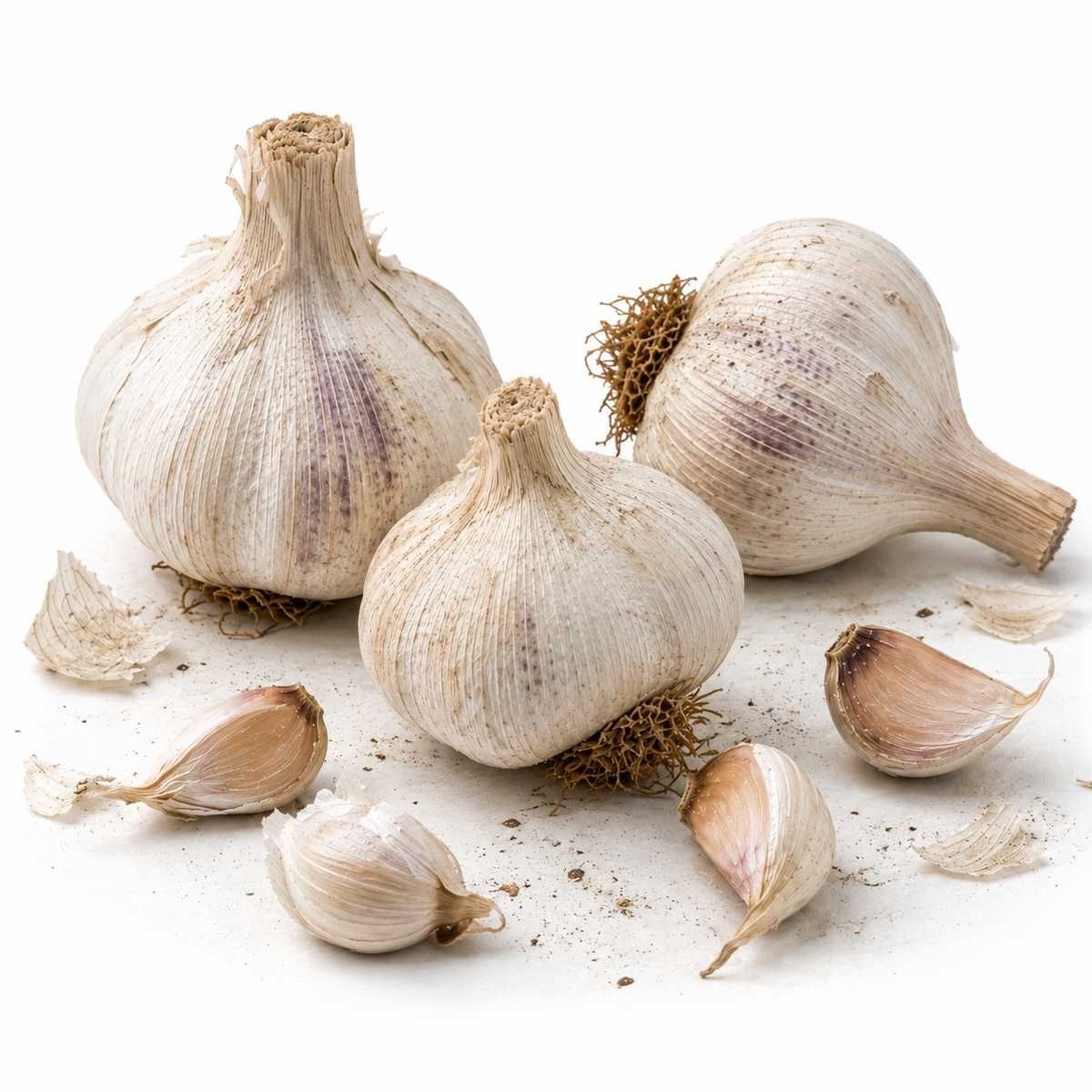 Plantknoflook Messidrome – 3 Bollen Witte Knoflook – Najaarsknoflook – Pootknoflook – Zelf Knoflook Kweken