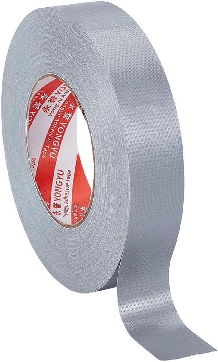50m Zelfklevende Stoffentape, 30mm Lichte Grijze Stoffen Rol voor Meubels, Bescherming van Houten Vloeren, Stoelen en Muren