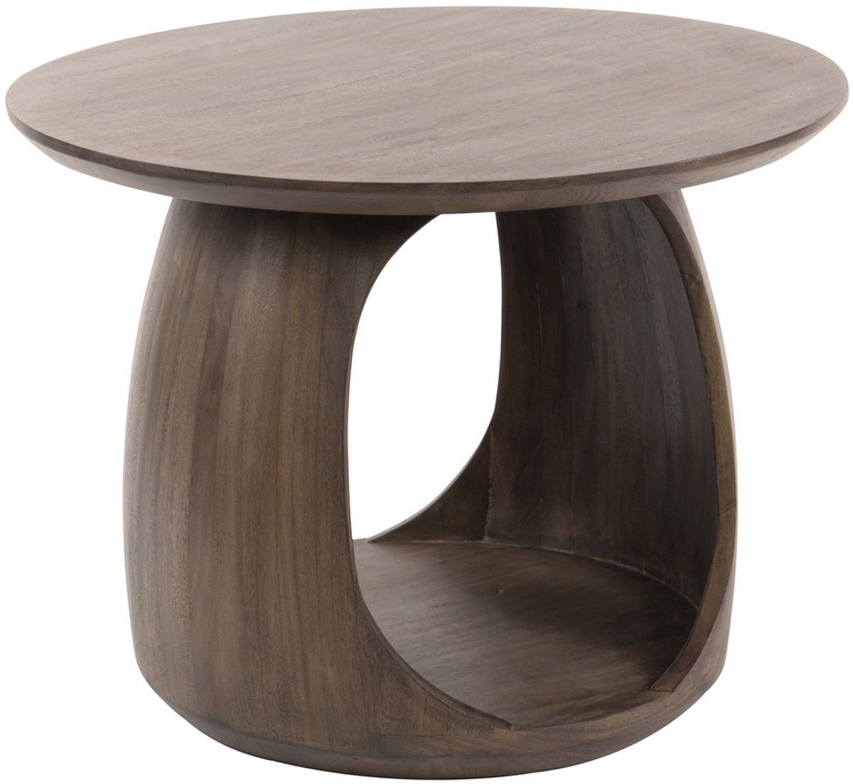 Giga Meubel Bijzettafel Flow - Bruin Acaciahout - 60x60x46cm