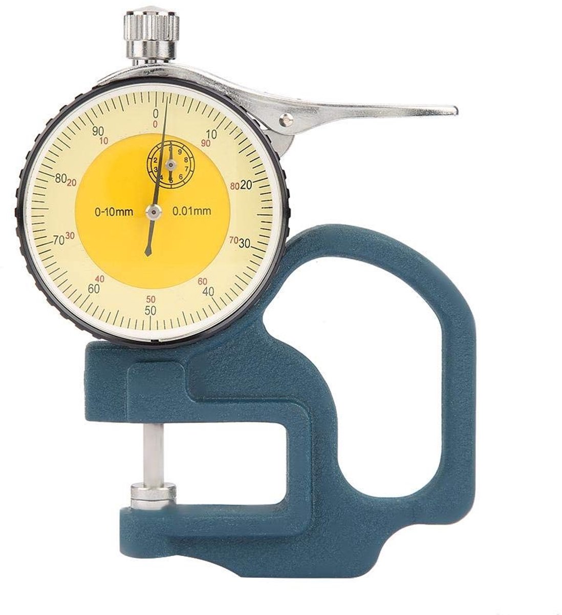 Digitale diktemeter voor papier en metaal met hoge precisie, pointerdisplay en meetbereik van 0-10 mm