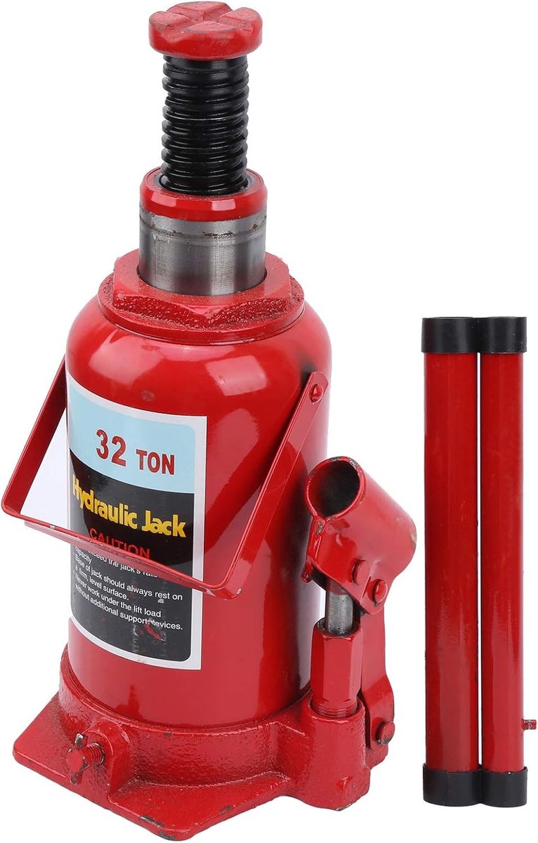 Hydraulische Cilinder 32 Ton - Universele Hydraulische Flessenlift voor Lage Chassis Auto's en Limousines, Perfect voor Garage en Werkplaats
