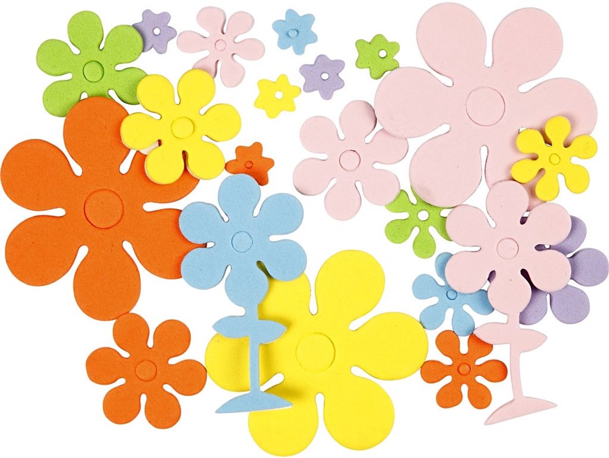 Creativ Company foam vormen knutselset multicolor 670 stuks EVA.