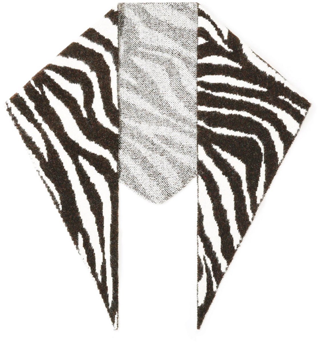 Sjaal met zebraprint