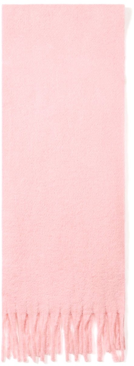 Wintersjaals, effen kleur, eenvoudig, polyester, dagelijkse accessoires - Roze