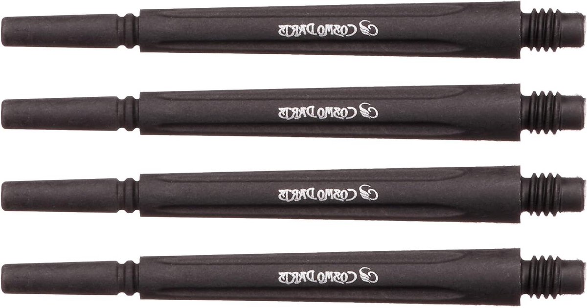 Dart shafts - Dart onderdelen - Darts spelen - Koolstofvezel constructie - Maat 7 - Zwart