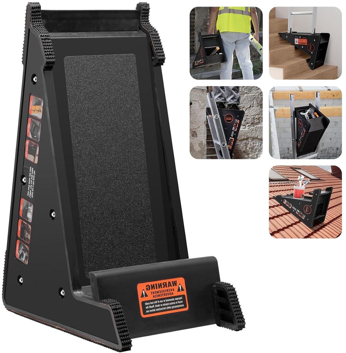 Ladder Stabilisator - Nivelleringsgereedschap - Veilig Werken - Hoge Draagkracht - 170 kg - Zwart