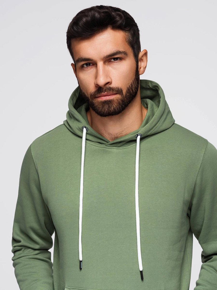 Ombre - Herenhoodie - Kakigroen - Sweatshirt