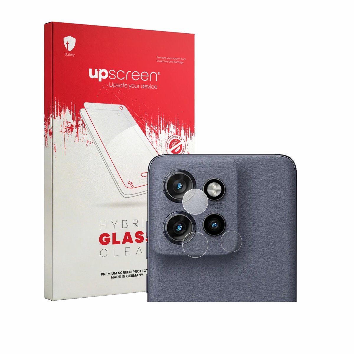 upscreen - Screenprotector voor Motorola Edge 60 Neo (ALLEEN Camera Lens) - Folie Beschermfolie Beschermglas transparant