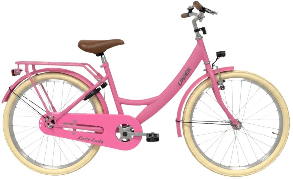 Kinderfiets Uniek Girly 24'' 1N Roze