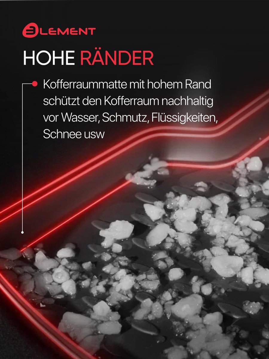 Element Precies passende premium antislip rubberen kofferbakbekleding - AUDI A6 (C8), stationwagen - ShopVlot
