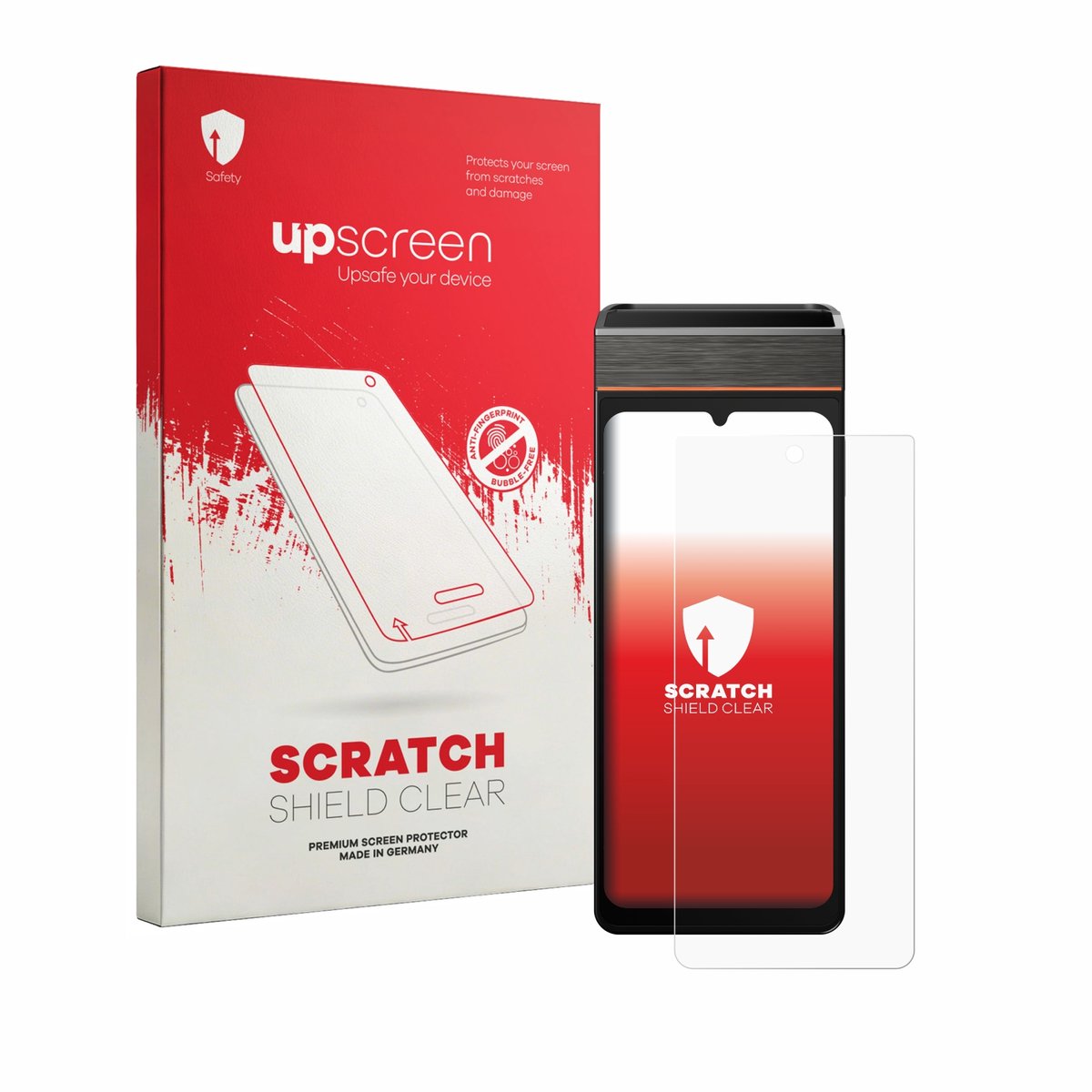 upscreen - Screenprotector voor Sunmi V3e - Folie Beschermfolie transparant