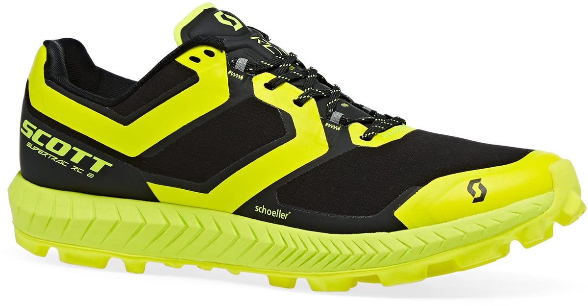 Scott Supertrac RC 2 - Trail Hardloopschoen - Zwart/Geel