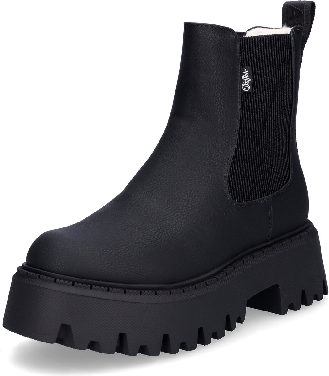 Buffalo Chelsea-laars voor dames Aspen Chelsea Warm zwart