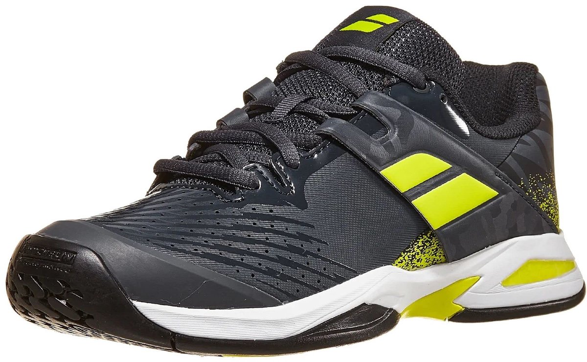 Babolat Propulse All Court Junior - Tennisschoenen - Grijs Geel Fluo - 36.5