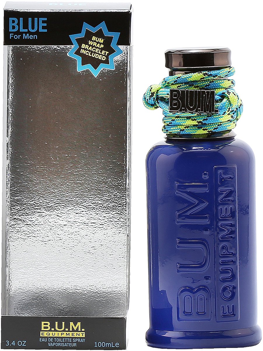 Bum Equipment Blue For Men Edt Spray W/bum Wrap Bracelet