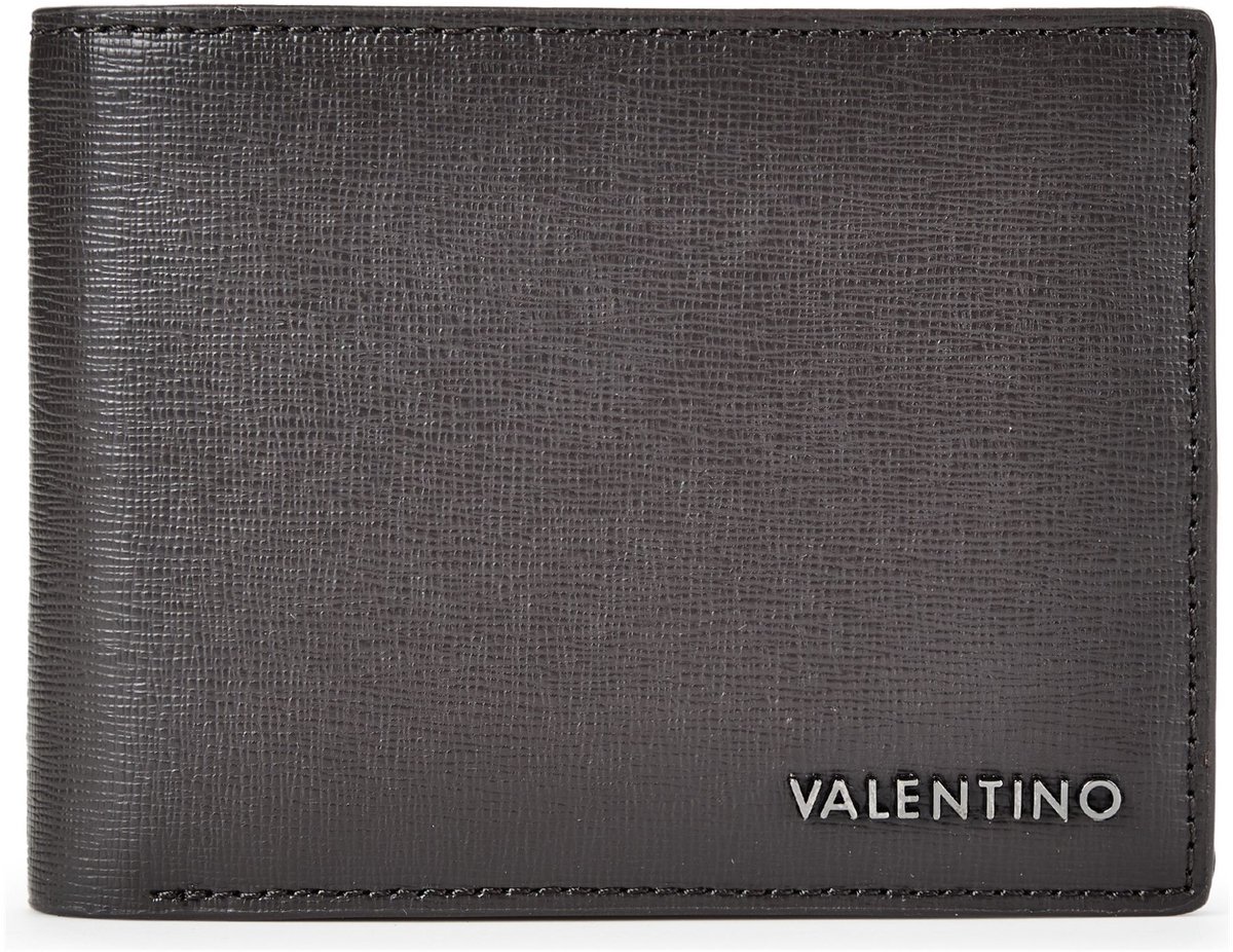 VALENTINO Leren portemonnee Karo Wallet Moro donkerbruin