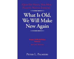 (Quis Est Vetus, Nos Mos Planto Novus Iterum) What Is Old, We Will Make New Again