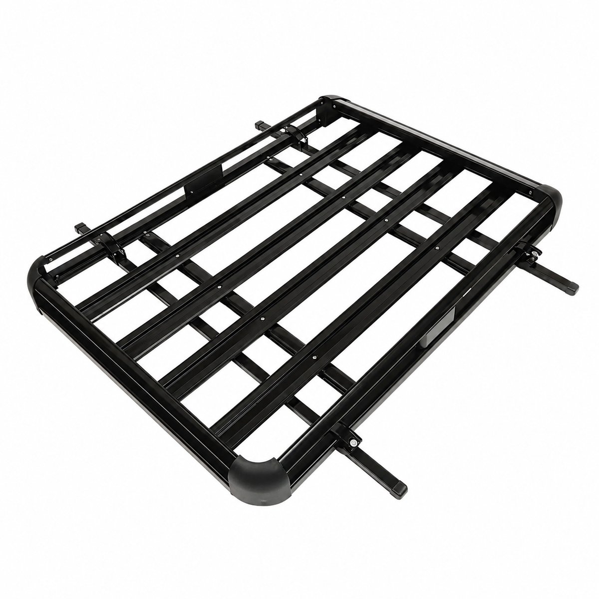 Nyoz universele autodakdrager - Bagagedrager - Dakrek - Draagvermogen 150 kg - Verstelbaar - Aluminium constructie - Zwart