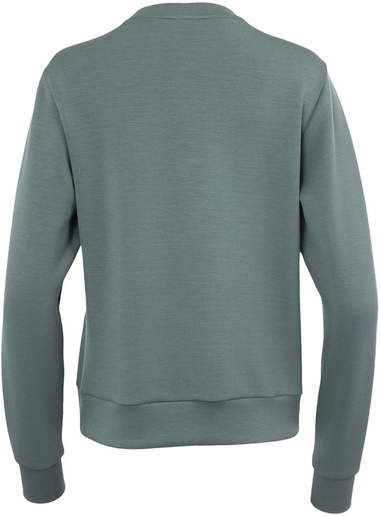Donkergroene sweater van The Indian Maharadja, achterkant.