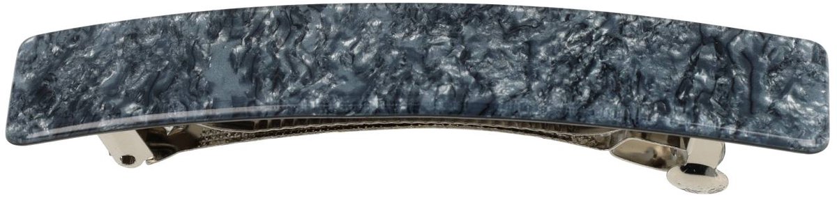 Haarsoires Haarspeld Patentspeld 11cm - Recht – Marmer Patroon – Grijs - Haarspelden voor Dames - Haarklem - Haarclip - Haaraccessoires - Hair Clip - Decoratieve Haaraccessoire