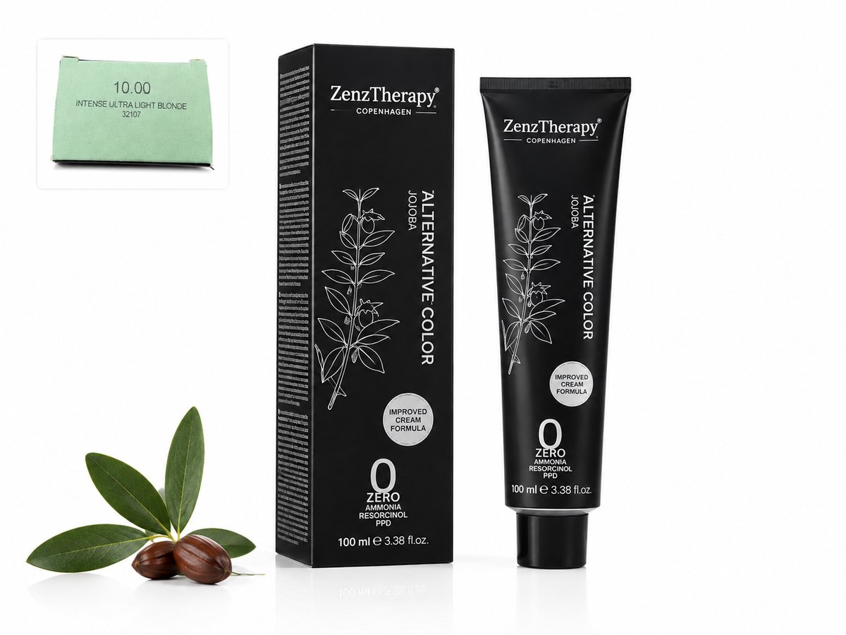 Zenztherapy Copenhagen - Alternative Color Jojoba - Zero Ammonia Resorcinol PPD - 10.00 - 100 ml