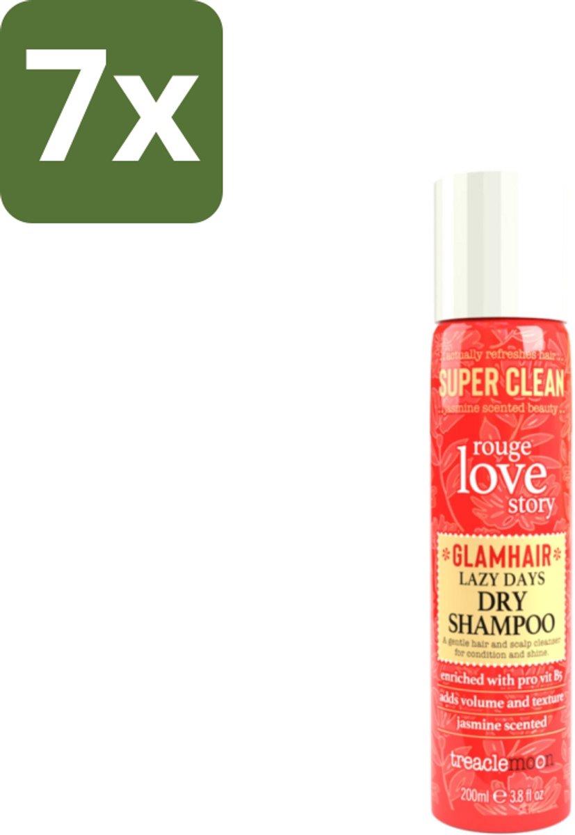 Treaclemoon – Droogshampoo – Rouge Love – 200 ml - Bulkverpakking - 7 stuks