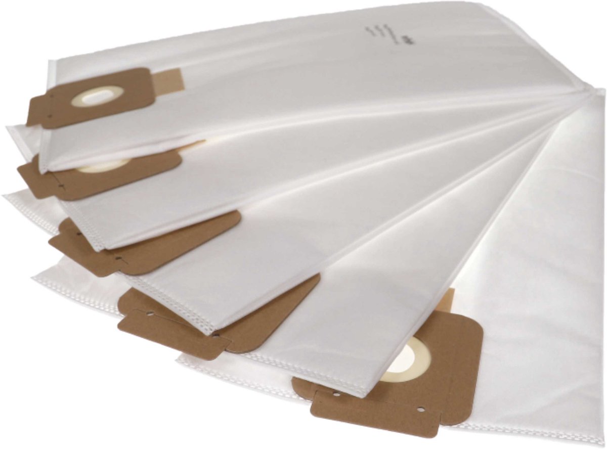 vhbw 20 stuks stofzakken, compatibel met Sprintus Maximus Pro, PT, Pro Set, T12 en HEPA-stofzuigers – 44 cm x 24 cm, wit
