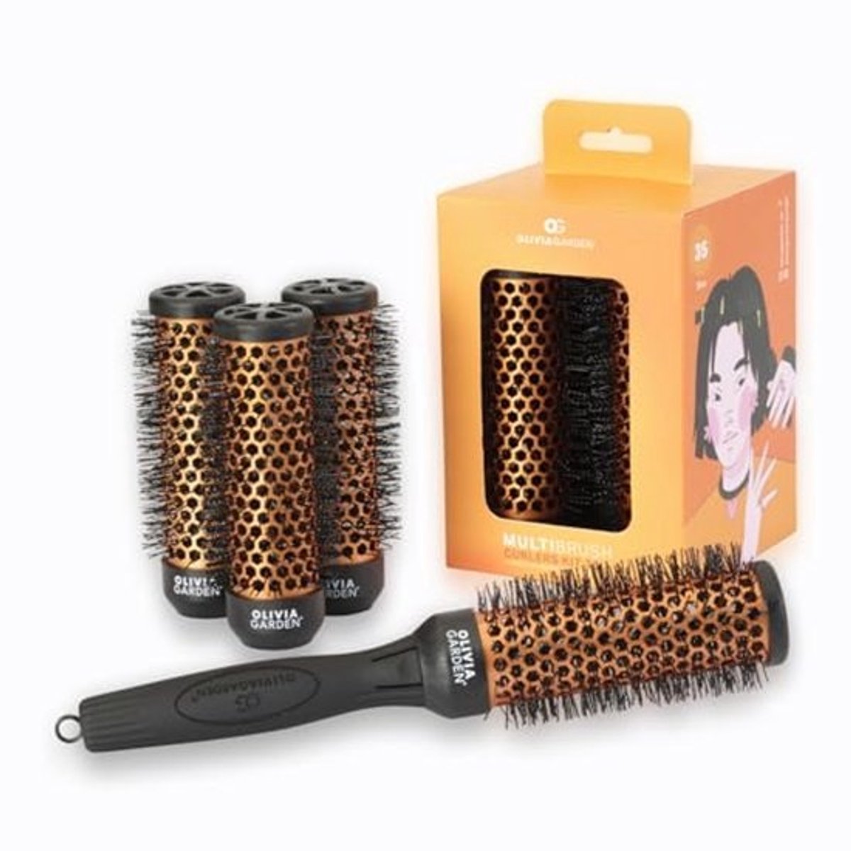 Krulset 35 mm - perfecte krullen en volume voor kort tot middel-lang haar
