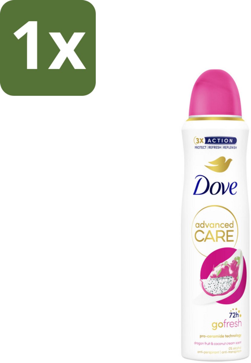 Dove – Deodorant Spray – Dragon Fruit & Coconut Cream – 150 ml - 1 stuk