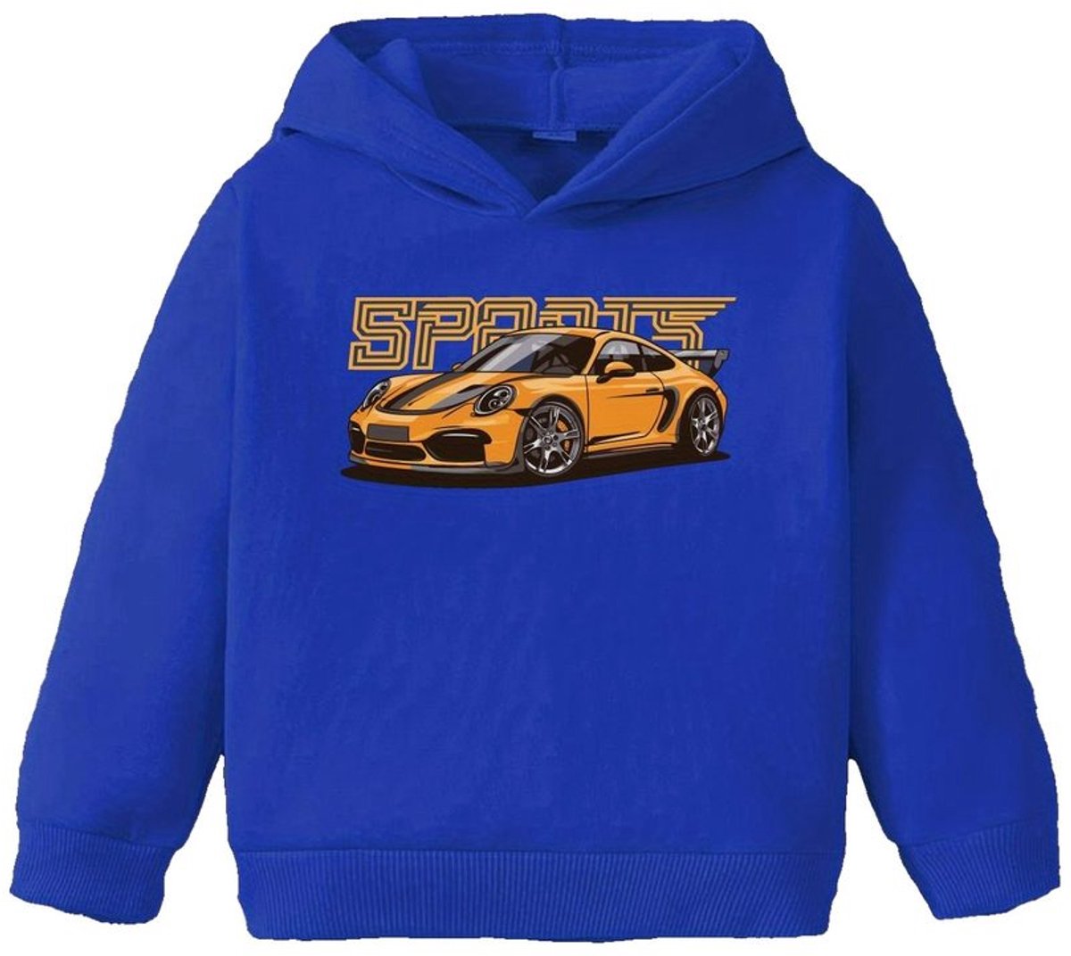 Currero Hoodie Jongens Warme Hoodie Met Capuchon Comfortabele Sweater Casual Trui Pullover Jongenstrui 4-5 Jaar Blauw