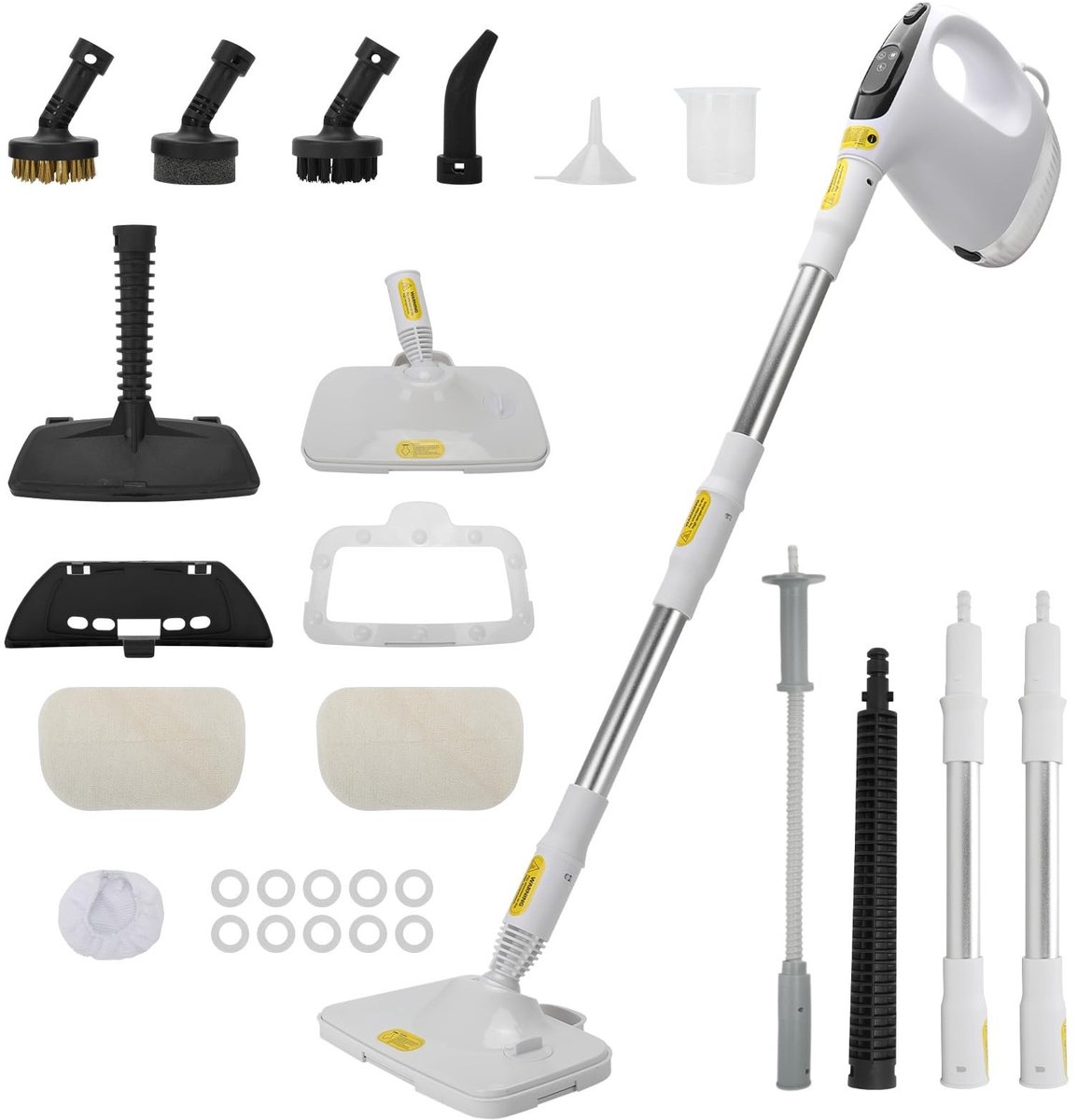 Solidchoice - Multifunctionele Stoomreiniger met 13 Accessoires en 1200 W Vermogen