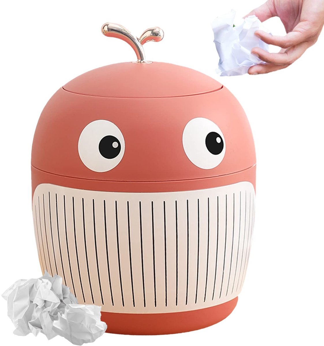 Solidchoice - Mini Desktop Prullenbak met Deksel